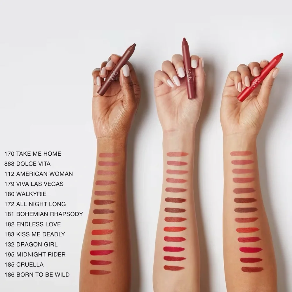 NARS VELVET MATTE CRUELA RED LIP PENCIL / LIPSTICK - Picture 4 of 6